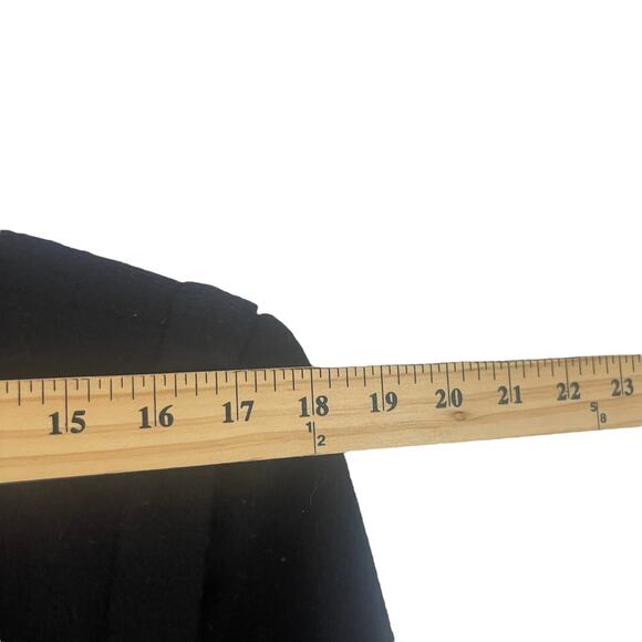 Herman Kay Vintage 90s Plus Size 14W Black Wool Blend‎ Double Breasted Jacket - Picture 12 of 14